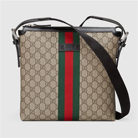 gucci gg supreme messenger bag price|Gucci cross body Messenger bag.